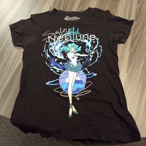 Sailor Moon Tops - SAILOR NEPTUNE T-SHIRT 👕 Sailor Moon Anime Tee S Sailor Moon Tops - SAILOR NEPTUNE T-SHIRT 👕 Sailor Moon Anime Tee S